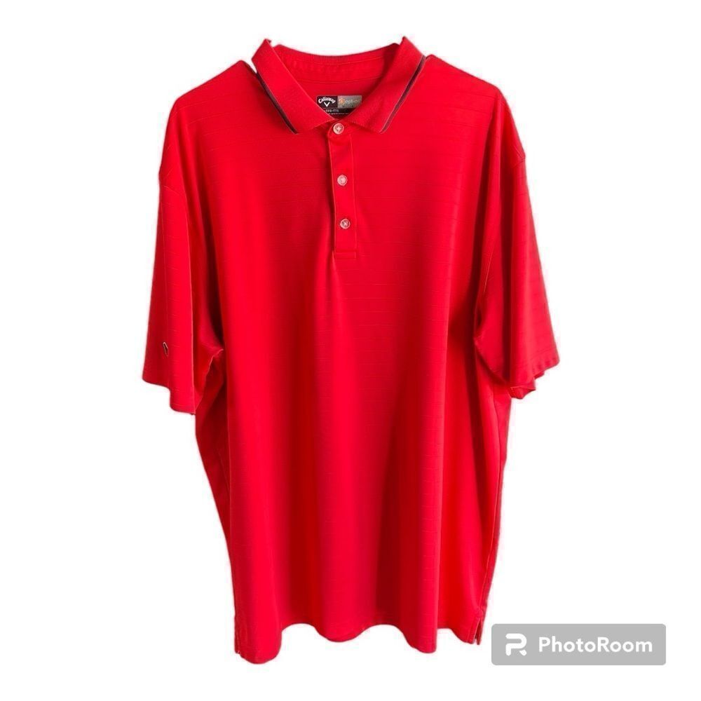 Men’s Callaway Red Golf Polo Size XXL